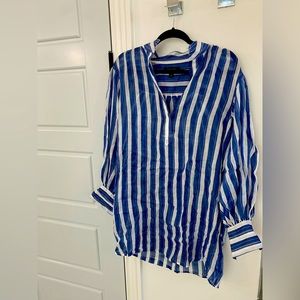 Blue stripe Banana Republic dress